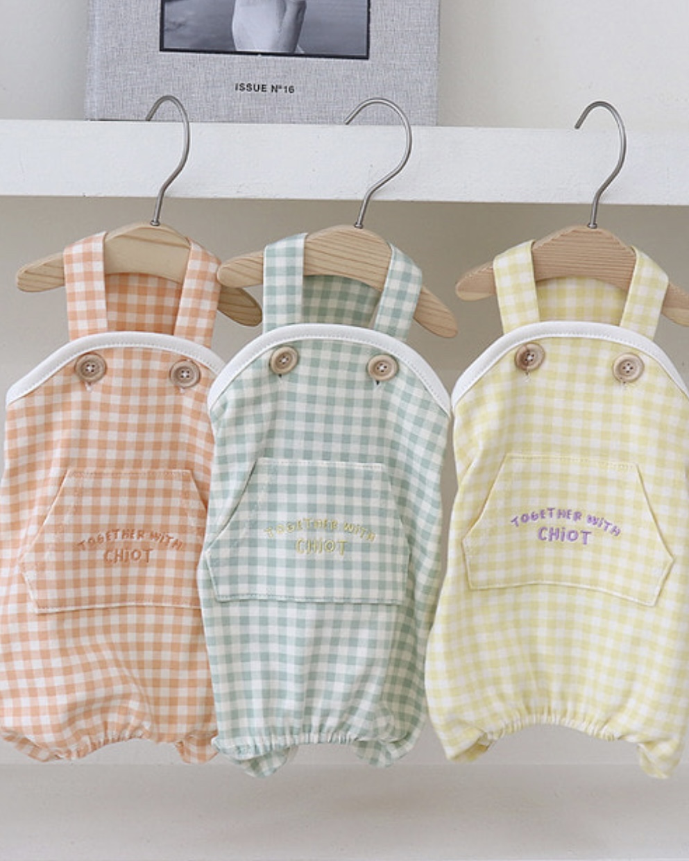 Chiot Together Check All in One Overall (Orange)