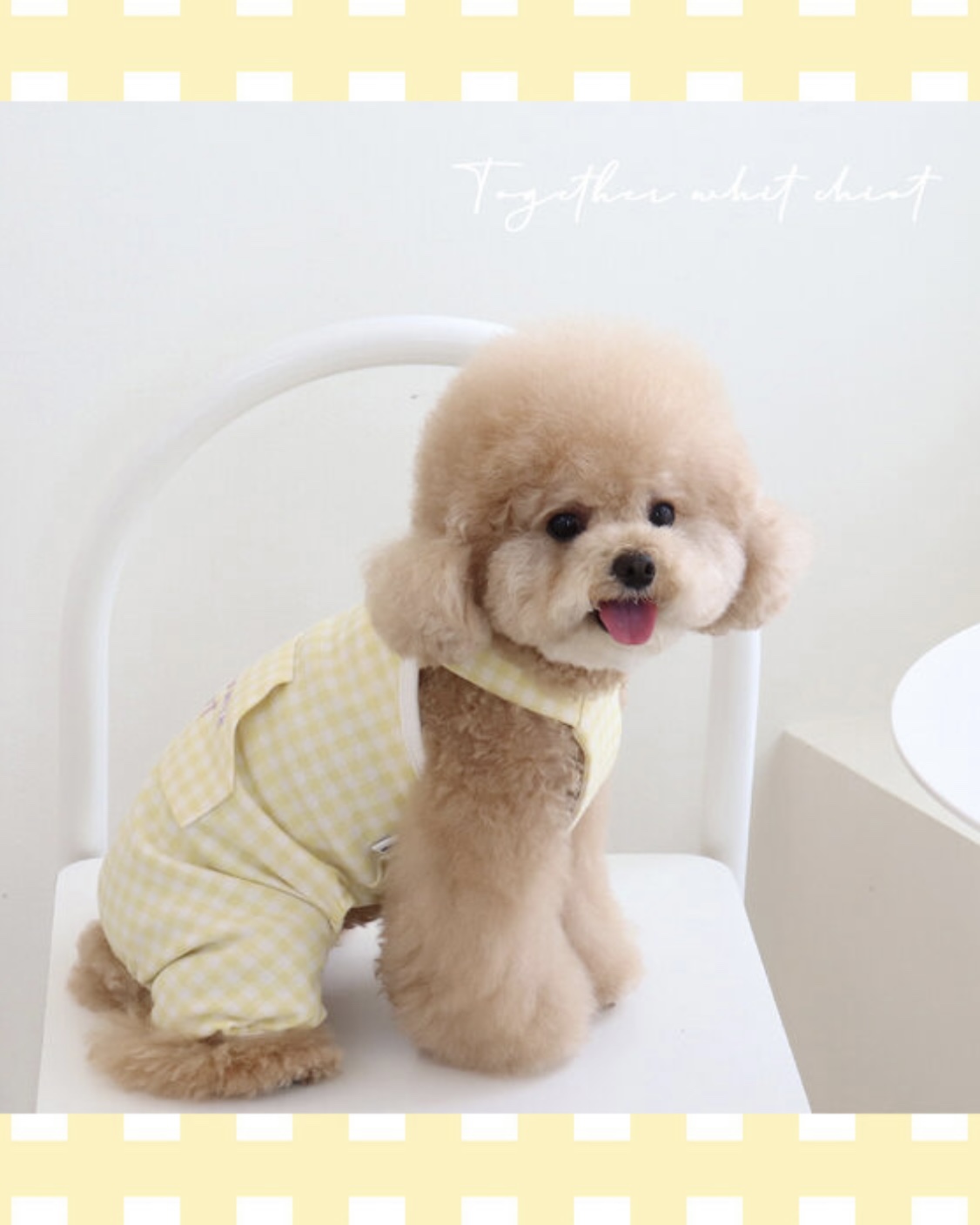 Chiot Together Check All in One Overall (Yellow)