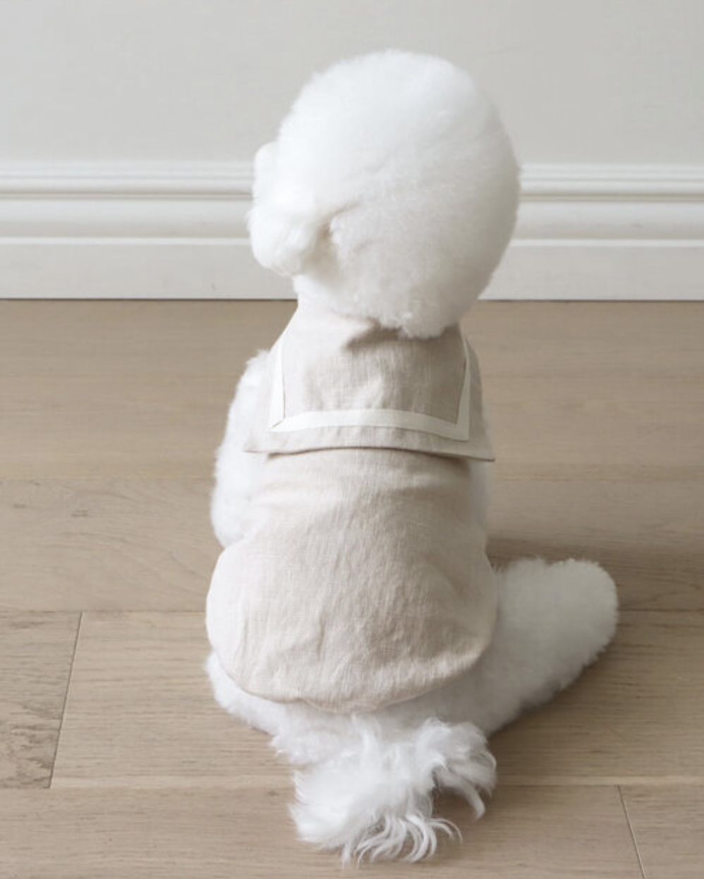 Pastel Linen Cape Top (Beige)