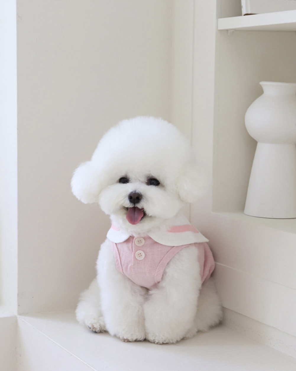 Pastel Linen Cape Top (Pink)