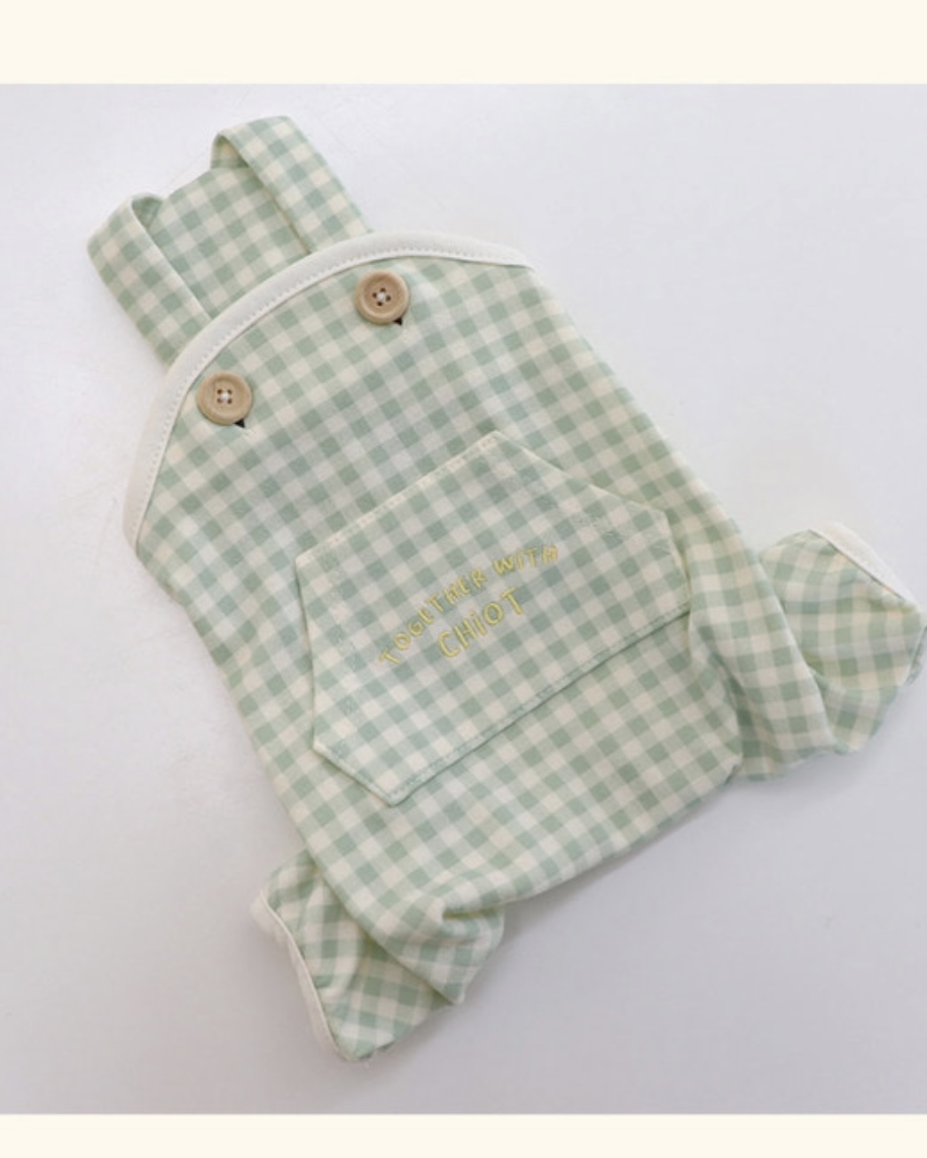 Chiot Together Check All in One Overall (Mint)