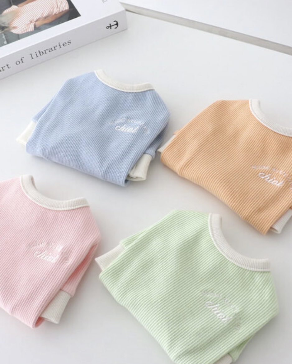 Sherbet Waffle T-Shirt (Milk Green)