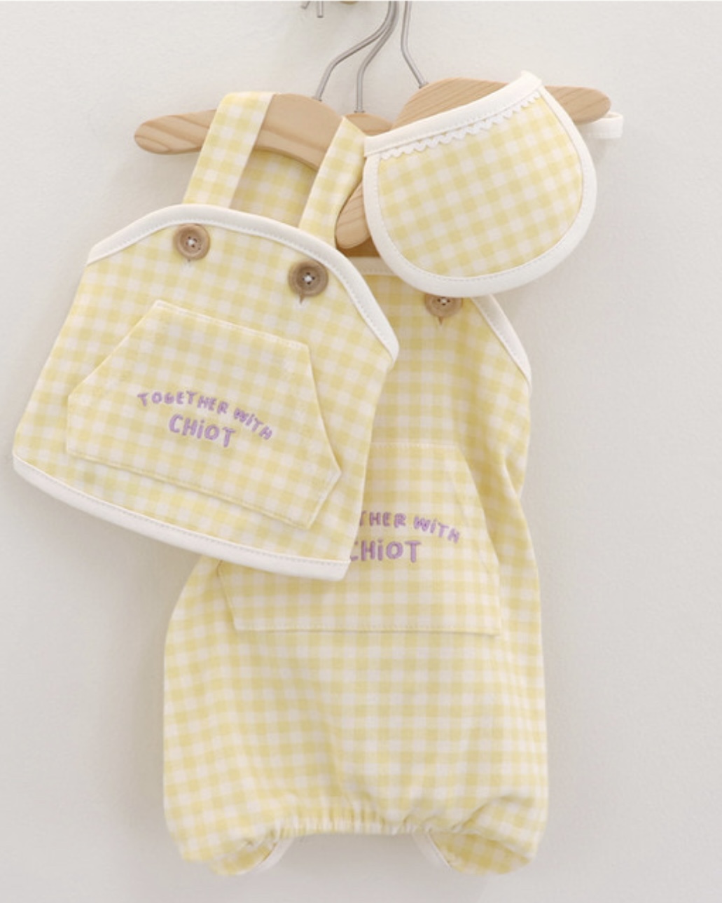 Chiot Together Check All in One Overall (Yellow)