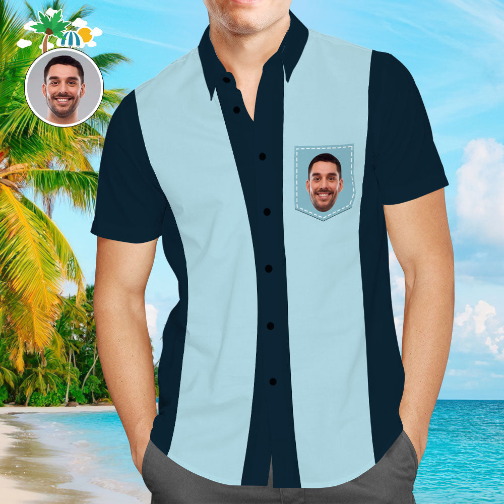 Custom Bowling Team Shirt Custom  Vintage Bowling Shirt– Personalized with Logo or Face