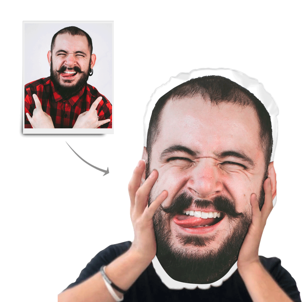 , Custom Face Pillow , 3D Portrait Pillow, Custom Photo Pillow