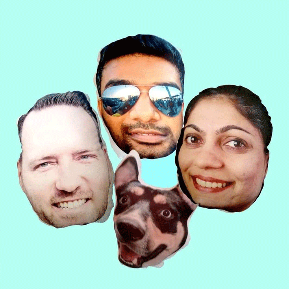 Custom Face Pillow , 3D Portrait Pillow, Custom Photo Pillow