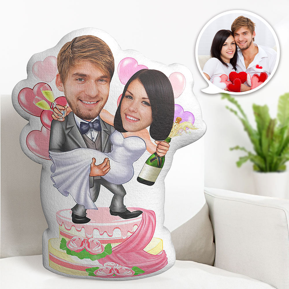 Valentine's Day Gifts Customized Anniversary Pillow Custom Photo Pillow Personalised Face Pillow