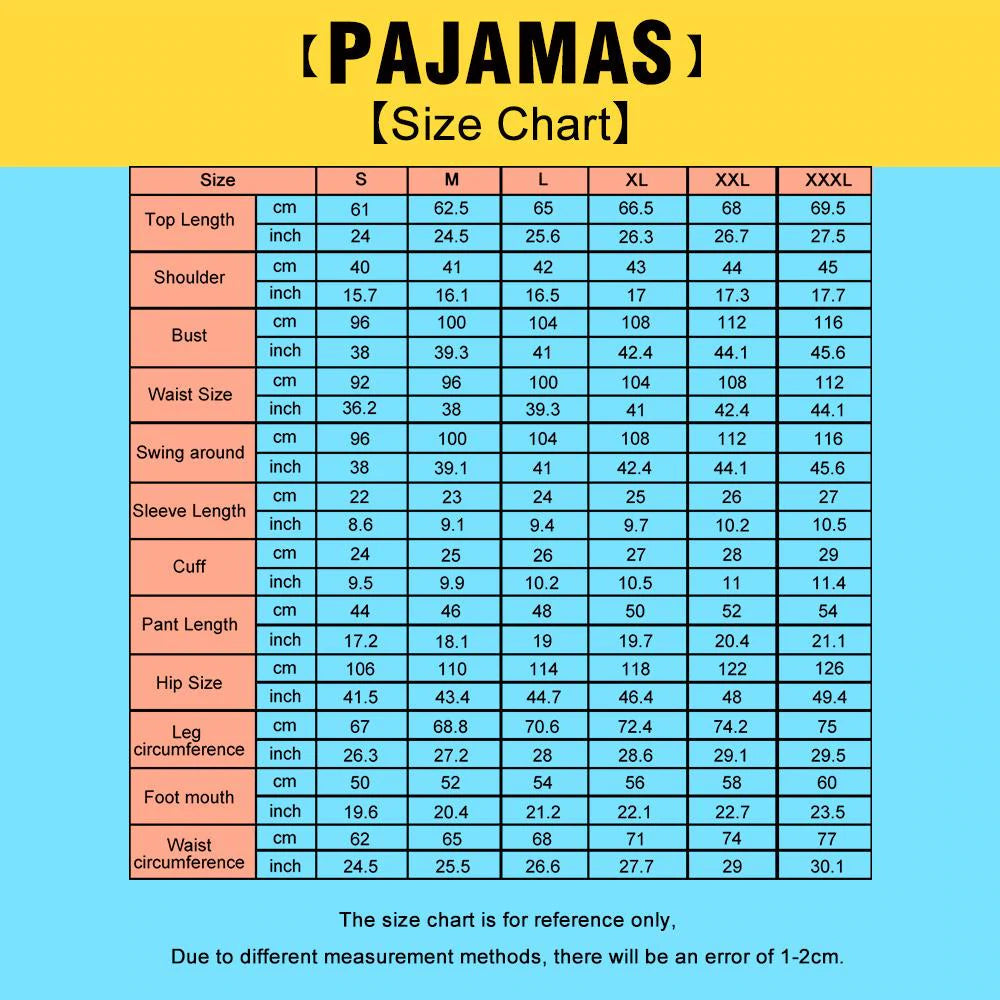 Custom Face Short Sleeved Pajamas Personalised Women's Sleepwear Love Gifts For Her