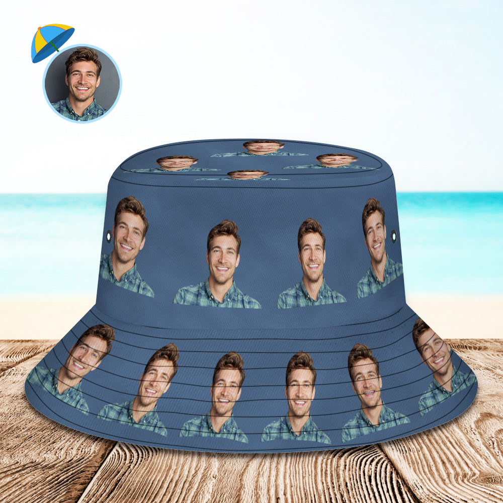 Custom Photo Bucket Hat Unisex Personalized Summer Cap Hiking Beach Hats