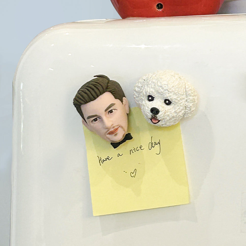 Custom Face Bobblehead Fridge Personalized Funny Refrigerator