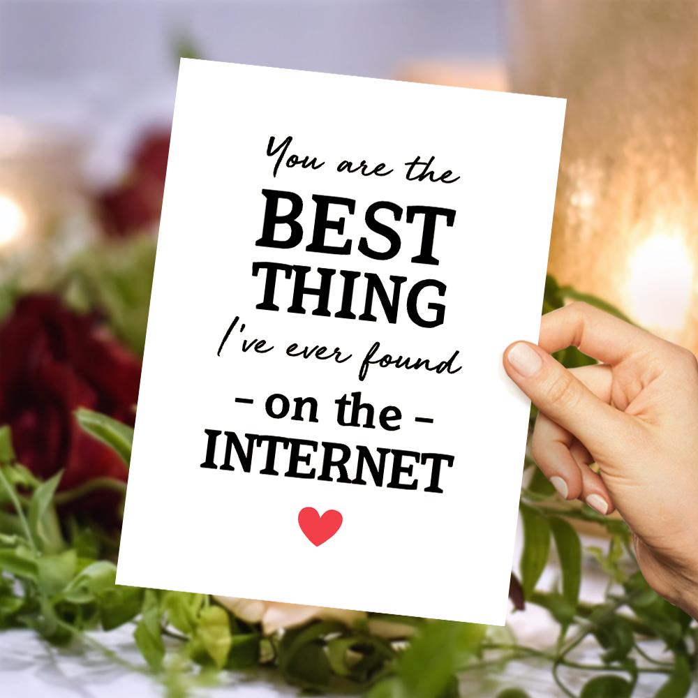 Valentines Day Anniversary Gift Card Cards for Loved Ones