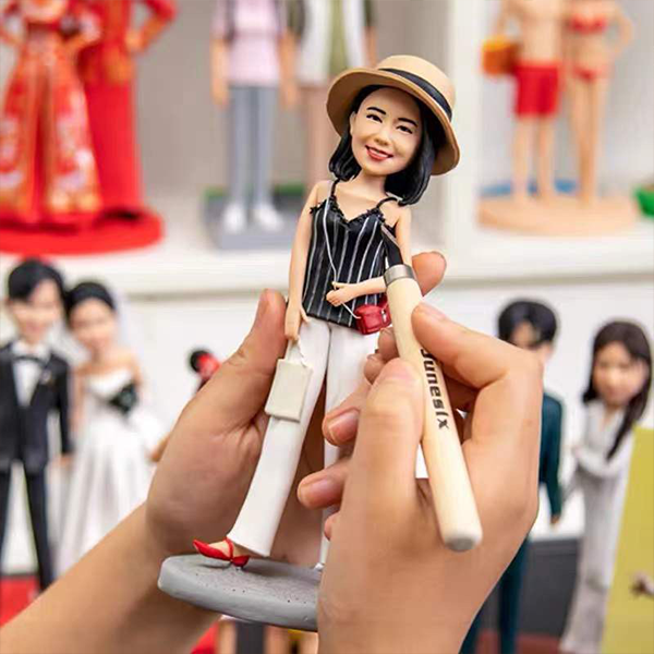 軟陶人偶訂製 情人節 生日禮物 客製化人偶 情侶結婚生日禮物定制 交換禮物