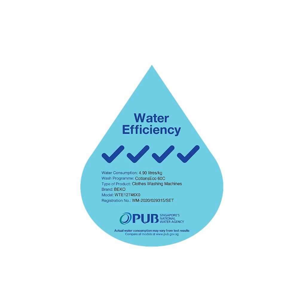 Beko 12Kg Front Load Washing Machine WTE12746X0