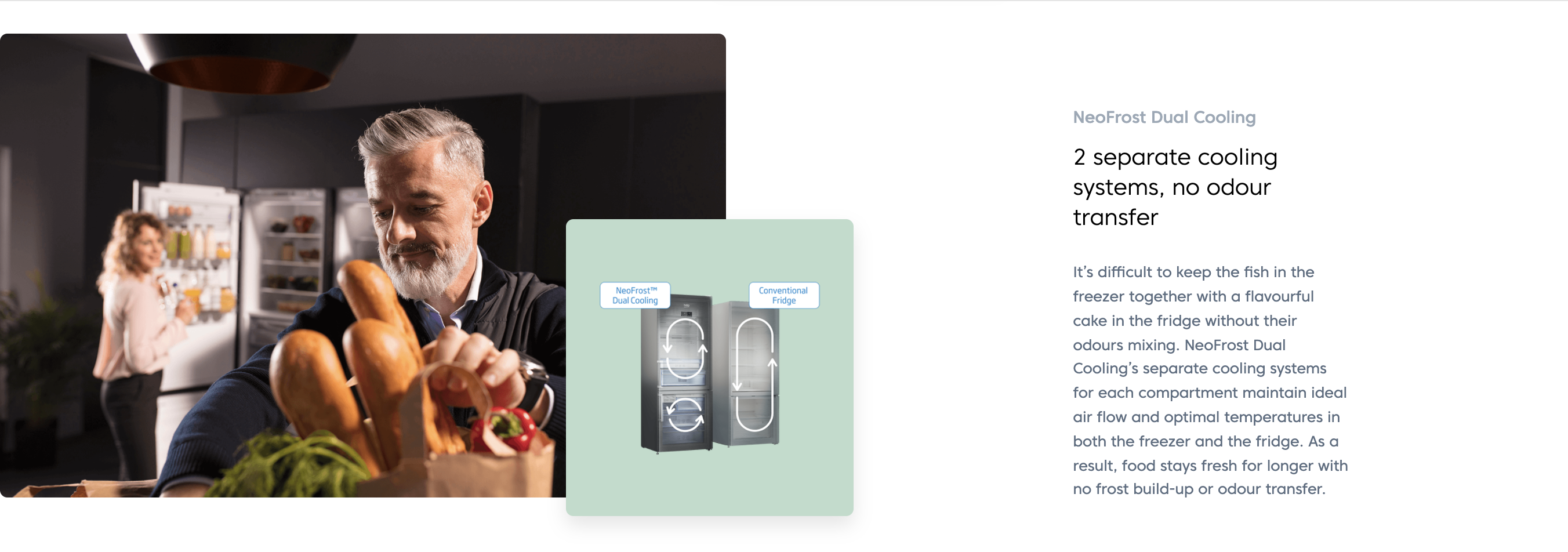 Beko 340L Bottom Freezer Refrigerator RCNT340I50VP