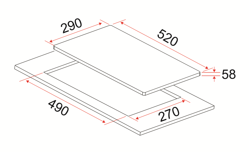 EF 30cm Induction Hob HB BI 292 A