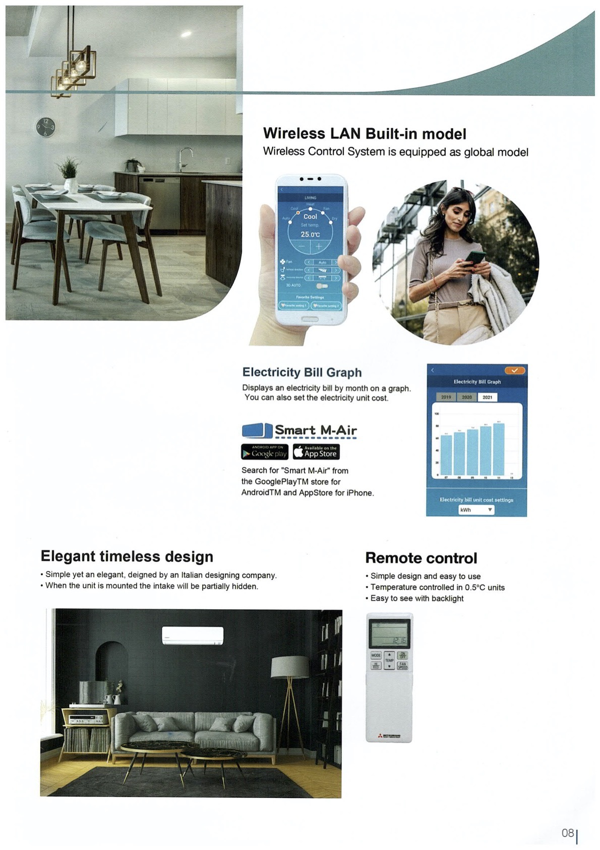 Mitsubishi Heavy Industries System 2 AIRCON SCM60YSW / 2 X SRK13YVSW