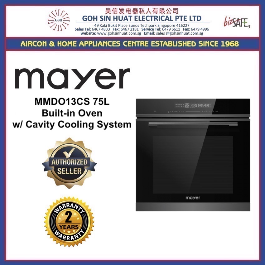 Mayer 75L Built-in Catalytic Oven MMDO13CS 