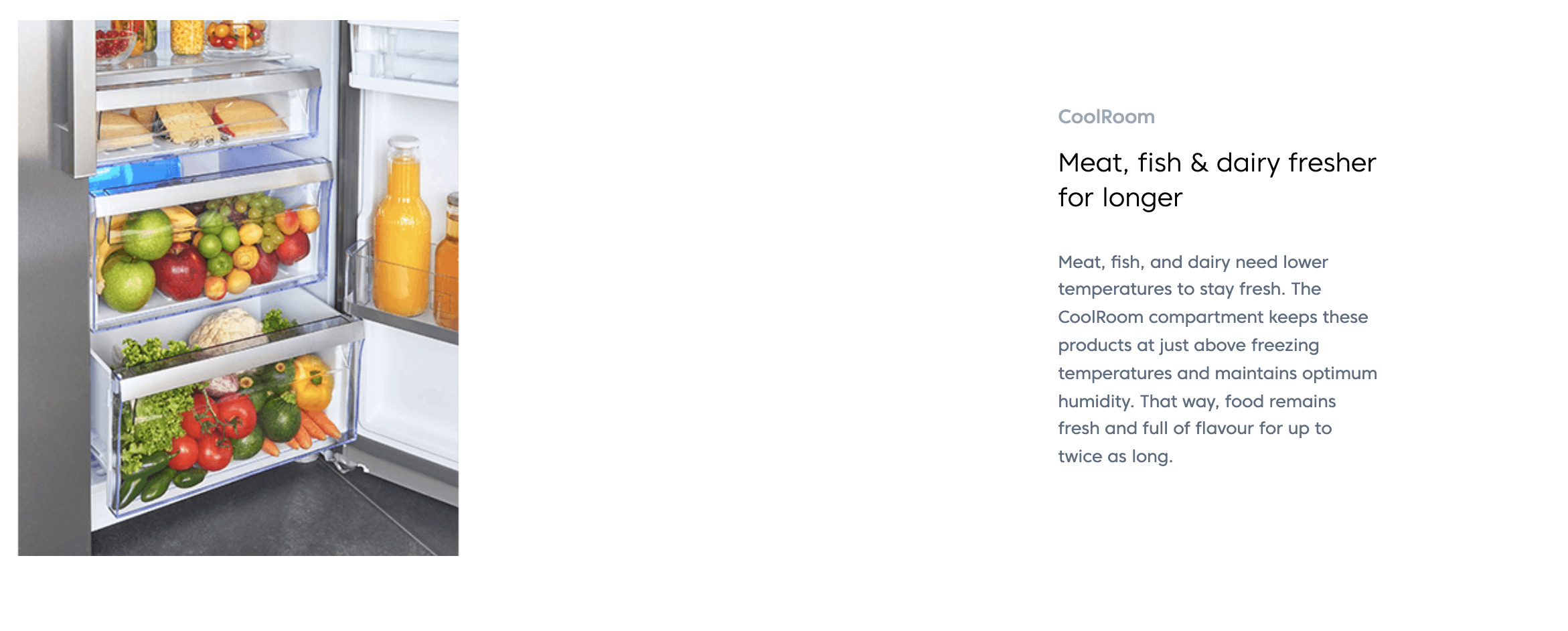 Beko 521L Side-by-side Refrigerator GNO5231GBSG 