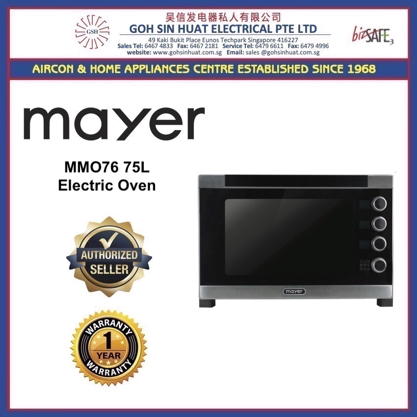 Mayer 76L Digital Oven MMO76D 