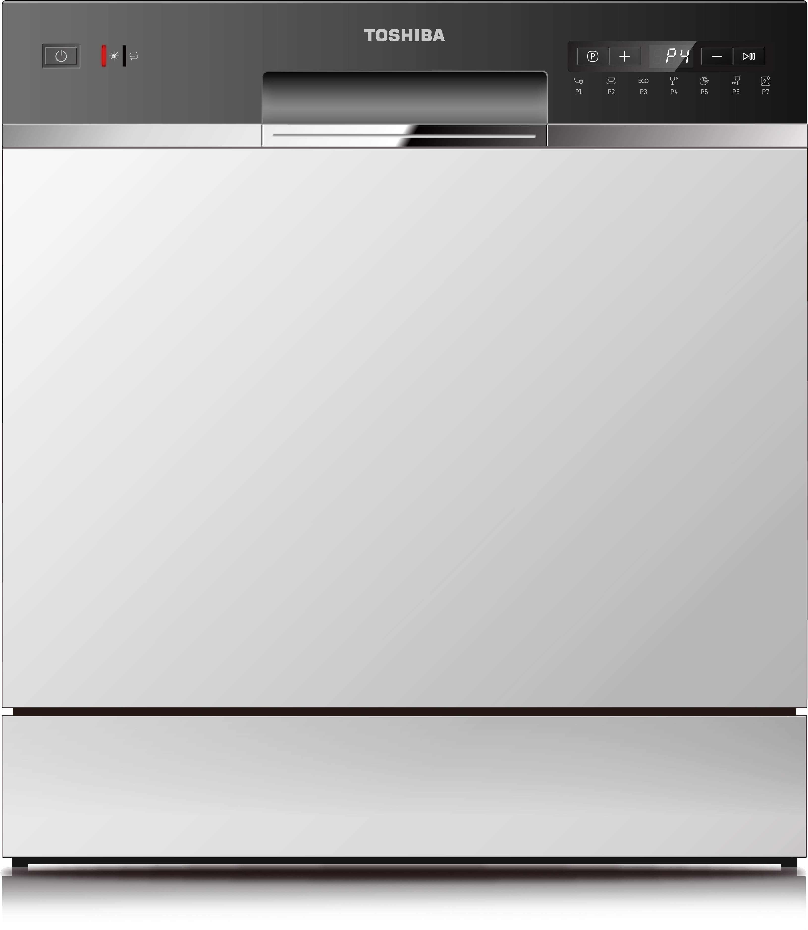 Toshiba Tabletop Dishwasher DW-08T1(S)-SG 
