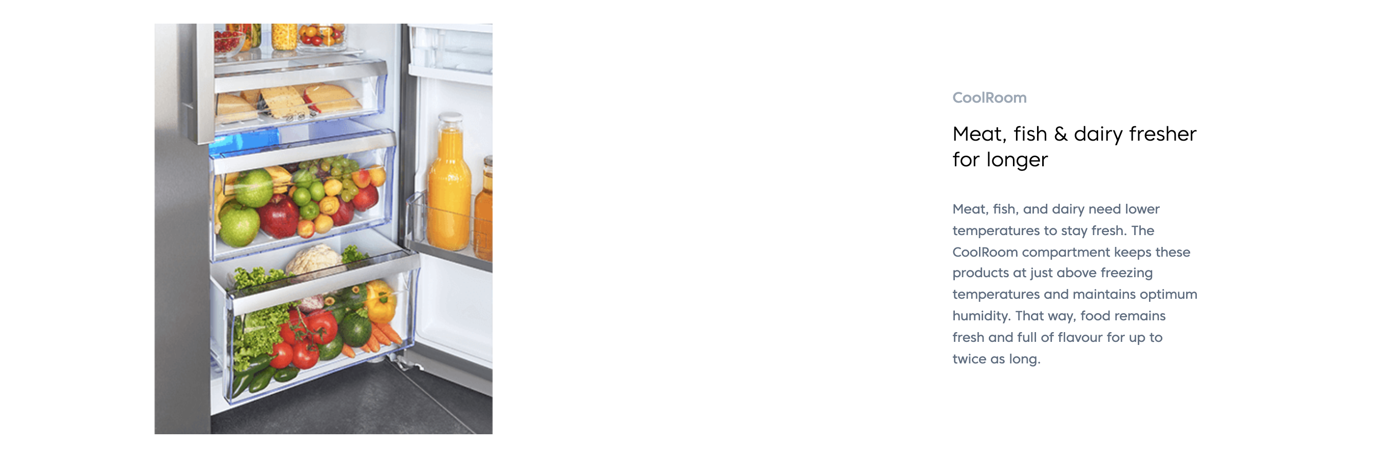 Beko 375L Bottom Freezer Refrigerator RCNT375I50VZWB