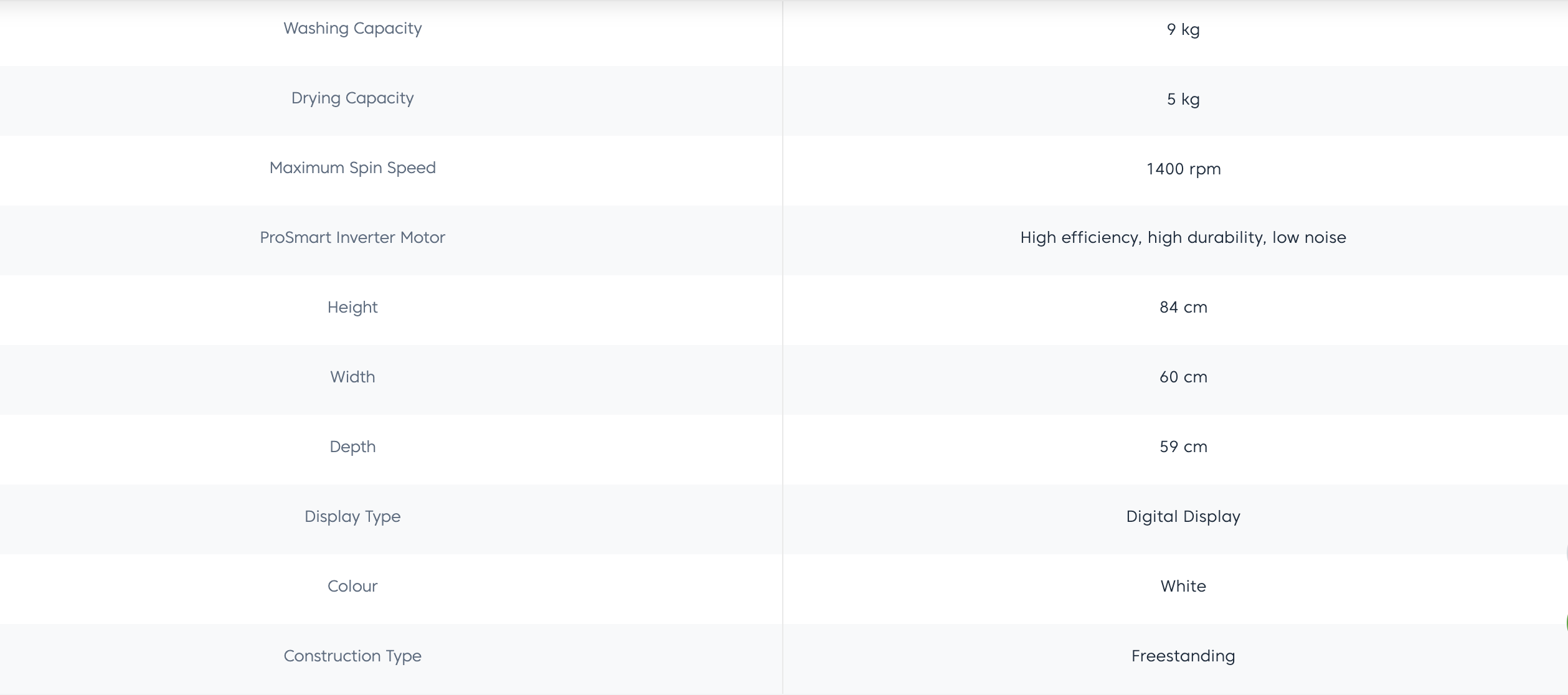 Beko 9kg/ 5kg Washer cum Dryer WDTE9746X 