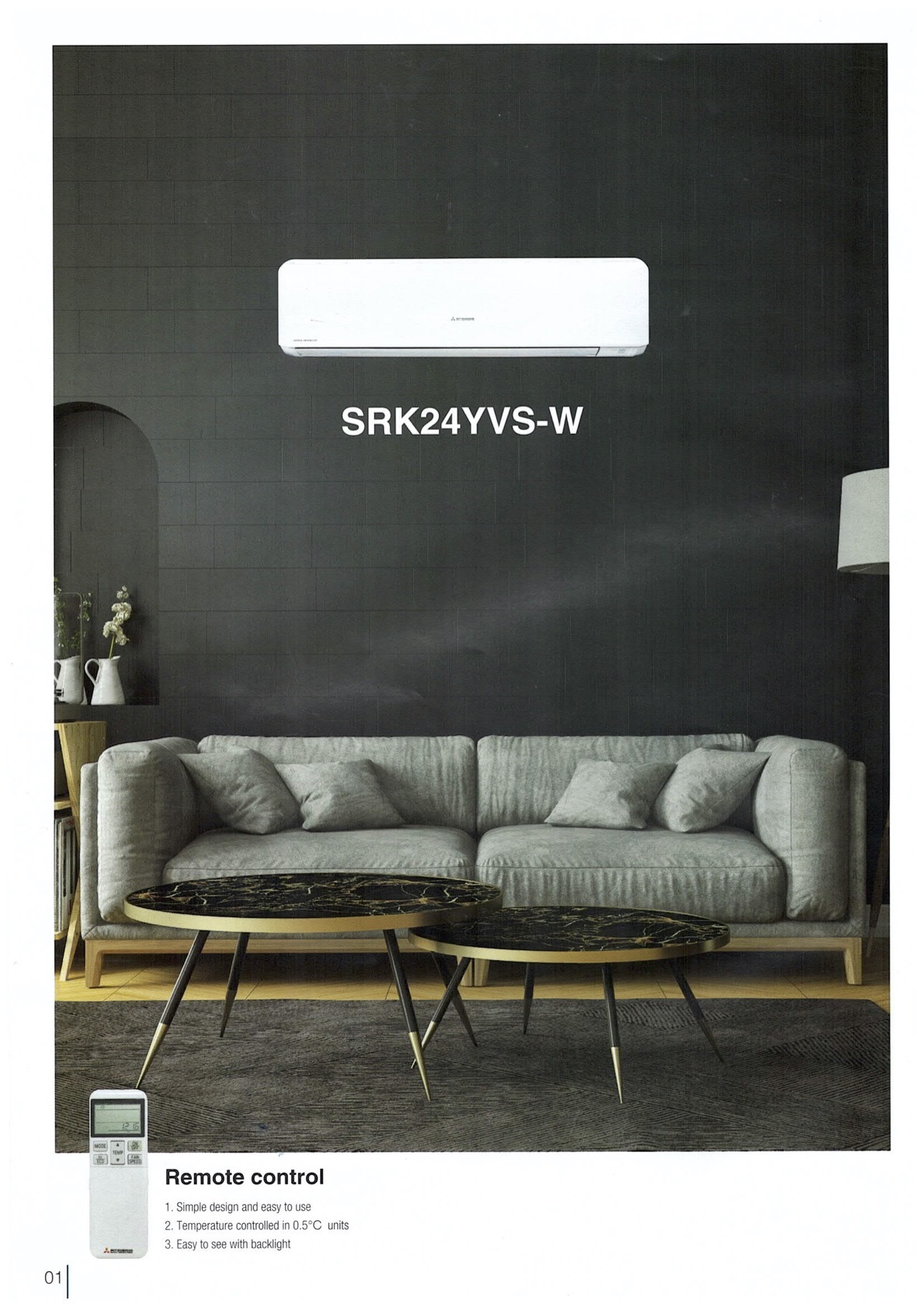 Mitsubishi Heavy Industries System 2 AIRCON SCM60YSW / 2 X SRK13YVSW