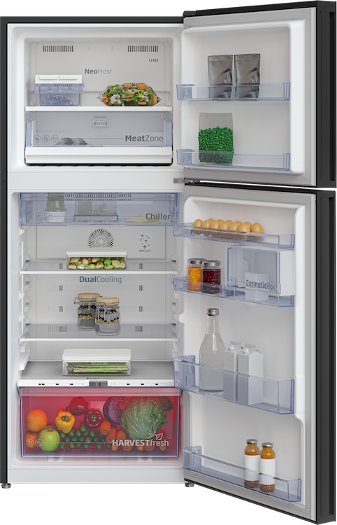 Beko 340L Top Freezer Refrigerator RDNT371E50VZGB 