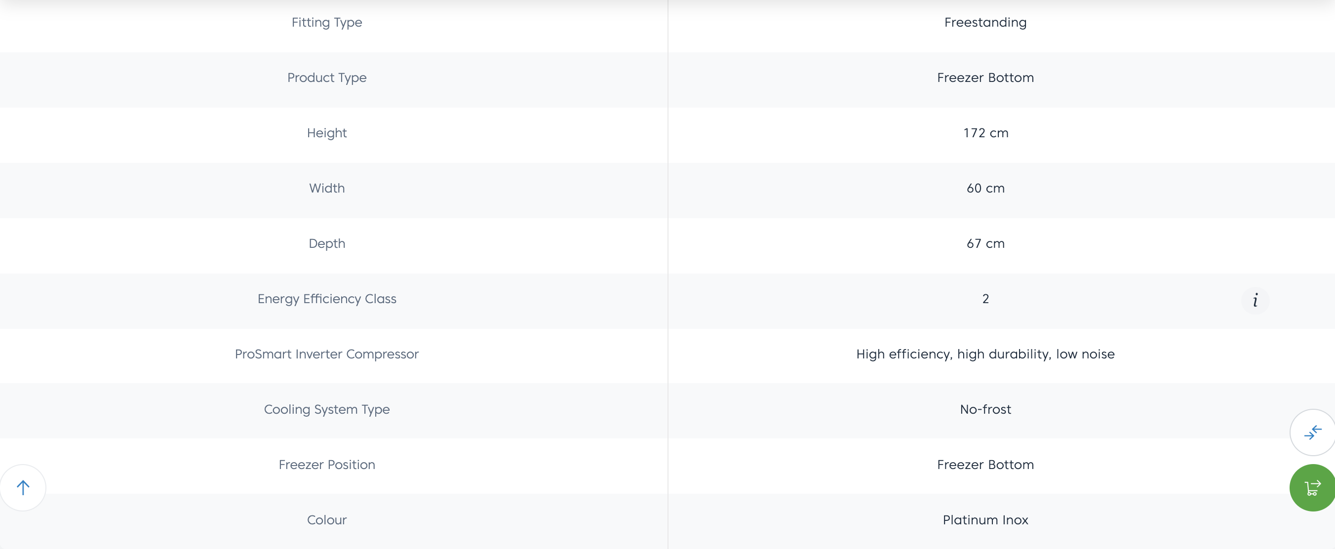 Beko 340L Bottom Freezer Refrigerator RCNT340I50VP