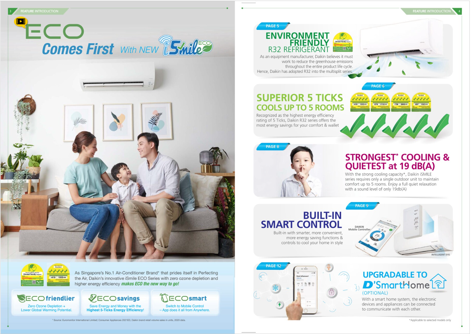 Daikin System 2 AIRCON MKM50VVMG/ 2 X CTKM35VVMG