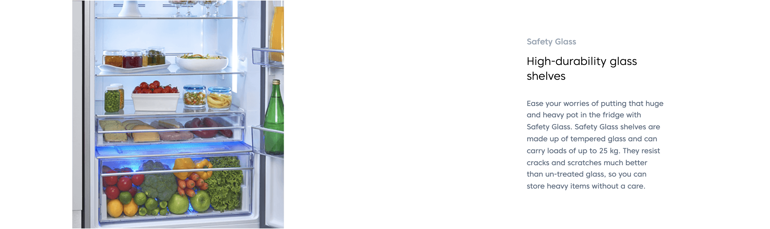 Beko 101L Compact Refrigerator Mini Fridge TSE1283 