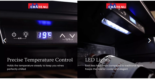 Chateau 34 Bottles Wine Cellar – CW 343ES AT