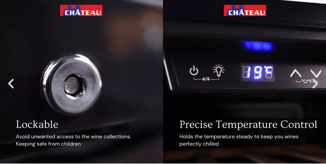 Chateau 34 Bottles Wine Cellar – CW 343ES AT