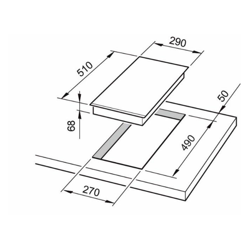 Elba 30cm 2 Zone Induction Hob – EIN 302 
