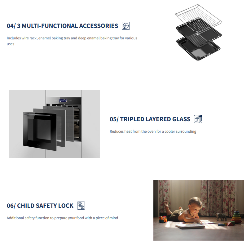 FUJIOH 70L Built-In Oven FV-EL61 