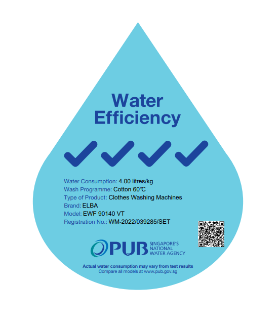 ELBA 9Kg Front Load Washing Machine EWF90140VT