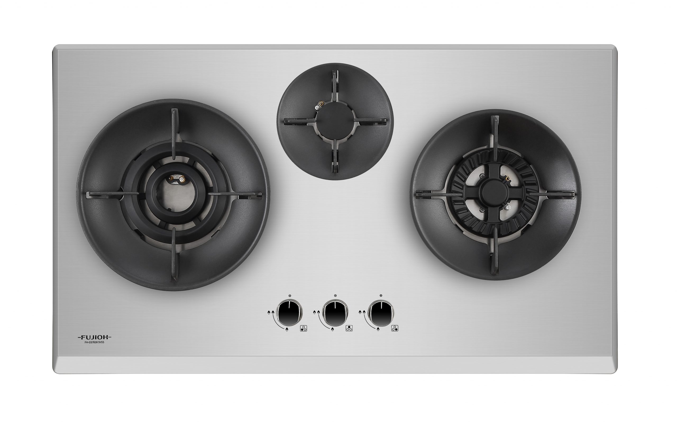 FUJIOH 88cm 3 Burners Gas Hob FH-GS 7030