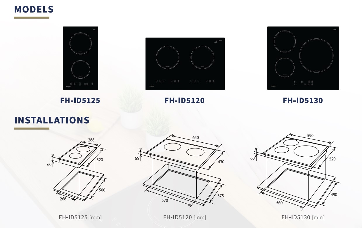 FUJIOH 65cm Induction Hob FH-ID5120