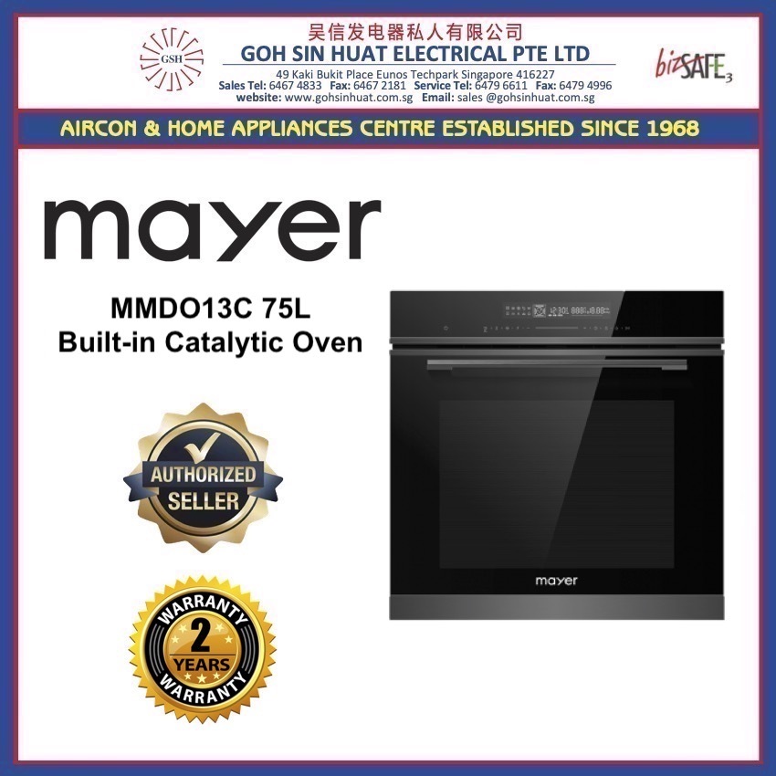 Mayer 75L Built-in Catalytic Oven MMDO13C 