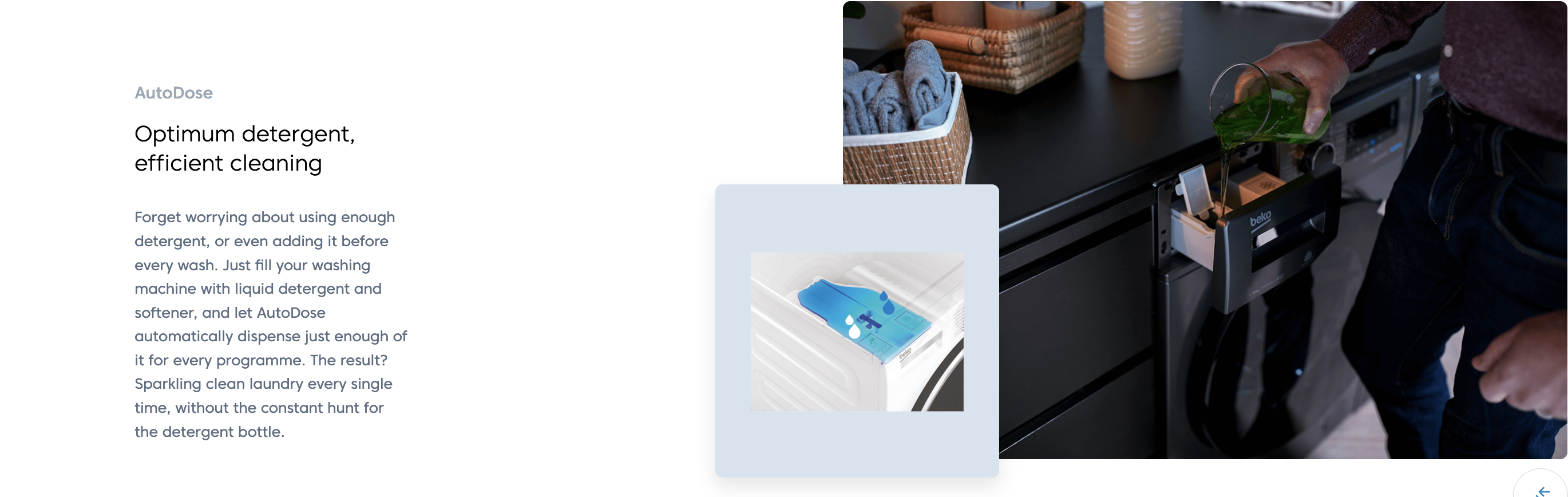 Beko 10Kg Front Load Washing Machine WTE10744X0D