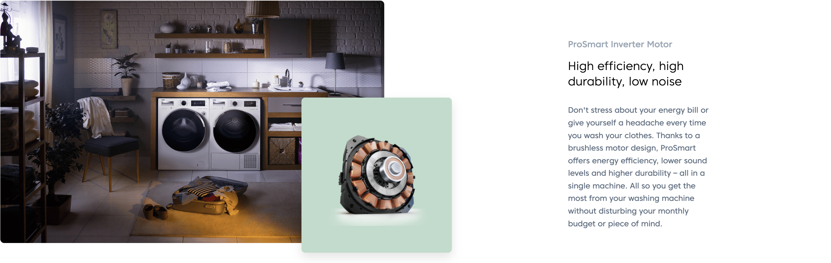 Beko 10Kg Front Load Washing Machine WTE10744X0D