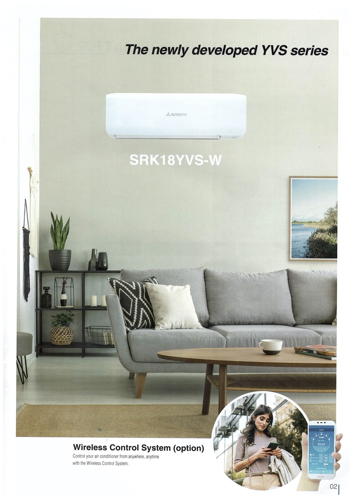 Mitsubishi Heavy Industries System 2 AIRCON SCM60YSW / 2 X SRK13YVSW