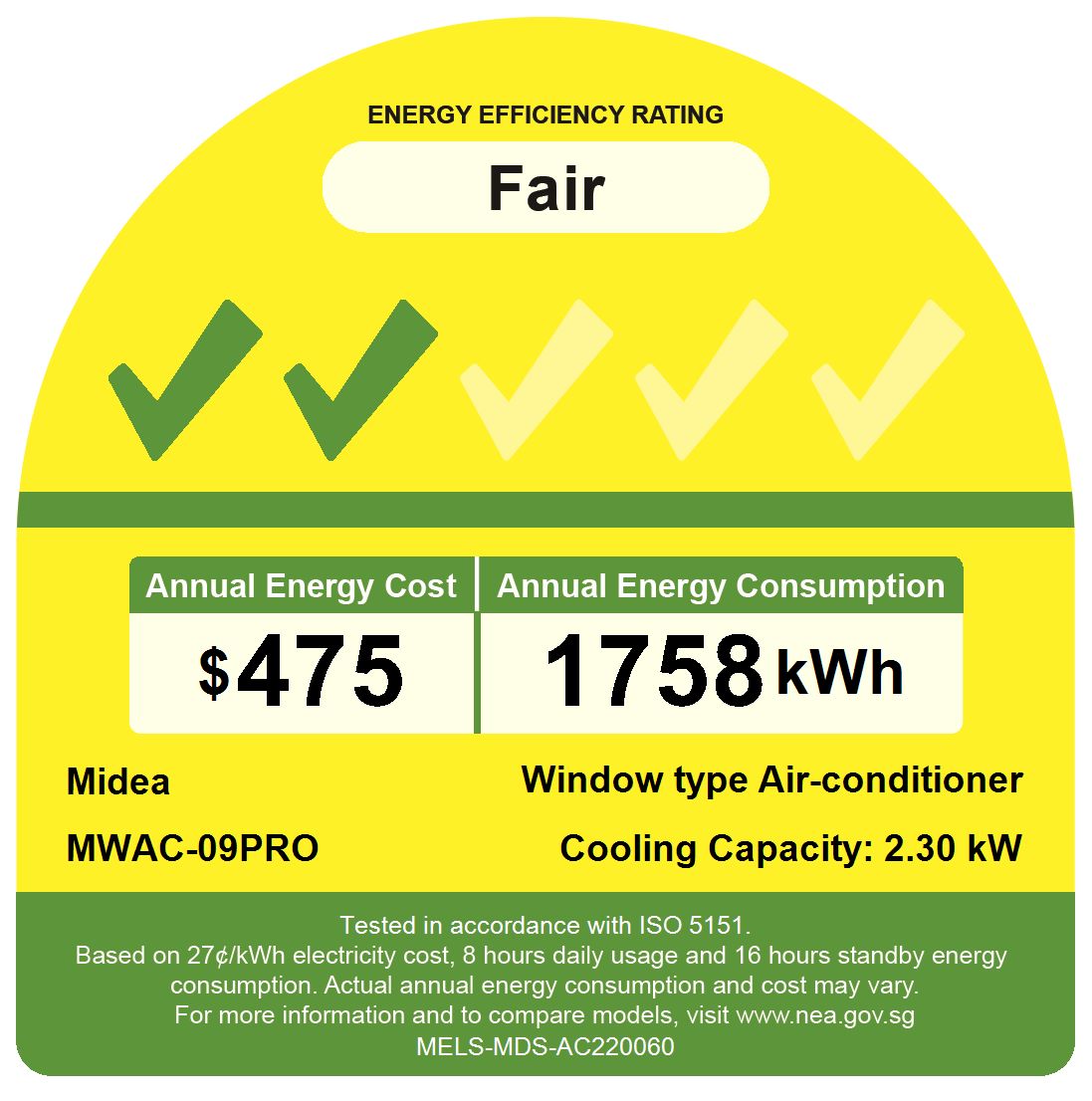 Midea 8,000BTU Window Air conditioner w/ Installation MWAC09PRO