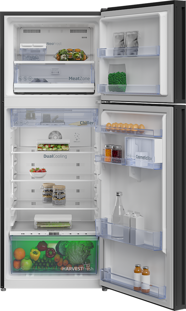 Beko 375L Top Freezer Refrigerator RDNT401E50VZGB 