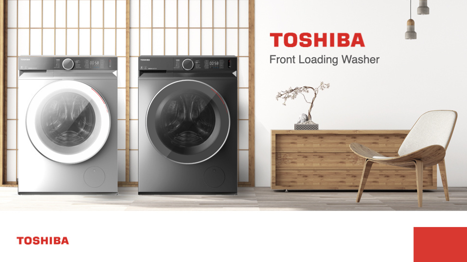 Toshiba 8.5Kg Front Load Washing Machine TW-BK95G4S(SK) 