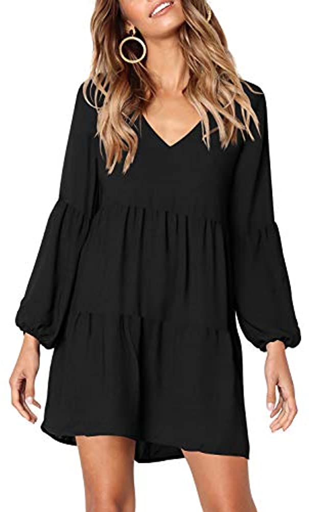 2233 Long Sleeve V-neck Dress Miniskirt Dress for Women White Dress Dresses Dresses for Women Dresses Women