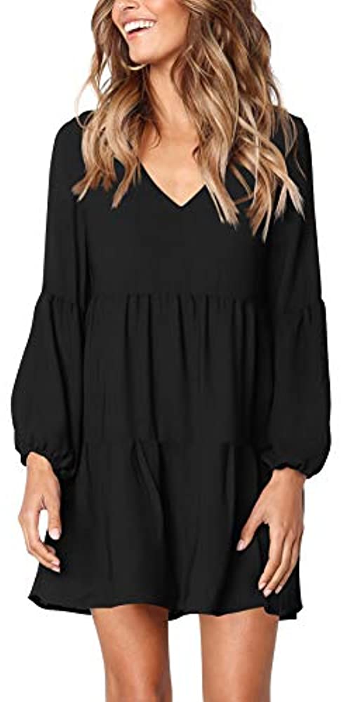 2233 Long Sleeve V-neck Dress Miniskirt Dress for Women White Dress Dresses Dresses for Women Dresses Women