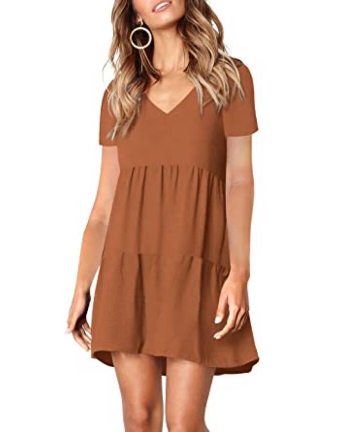 2233 Long Sleeve V-neck Dress Miniskirt Dress for Women White Dress Dresses Dresses for Women Dresses Women