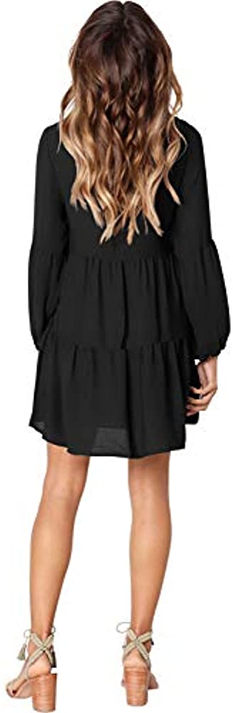 2233 Long Sleeve V-neck Dress Miniskirt Dress for Women White Dress Dresses Dresses for Women Dresses Women