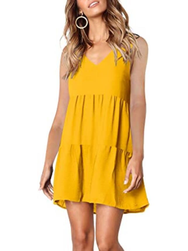 2233 Long Sleeve V-neck Dress Miniskirt Dress for Women White Dress Dresses Dresses for Women Dresses Women